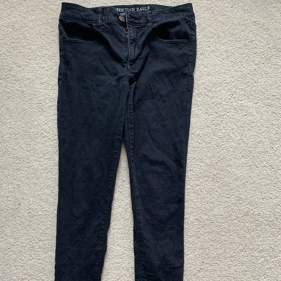 American Eagle black skinny jeans (short) - Picture 1 of 4
